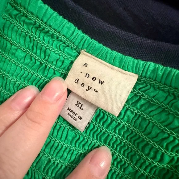 a new day Kelly Green Dress with Pockets - Picture 7 of 7